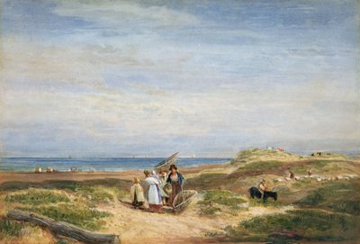 Bancos de Arena Seca en Barmouth, Gales del Norte, c.1830 de David Cox